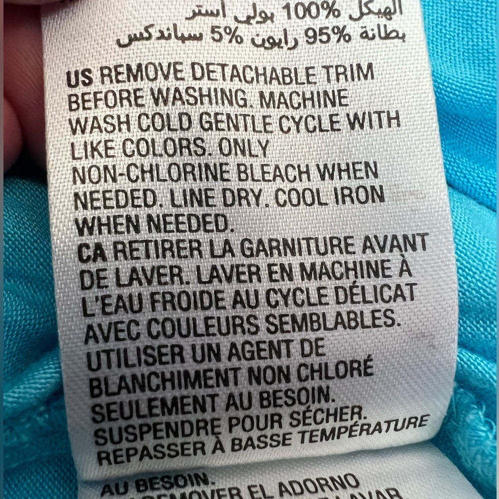 Turquoise top - Picture 4 of 5